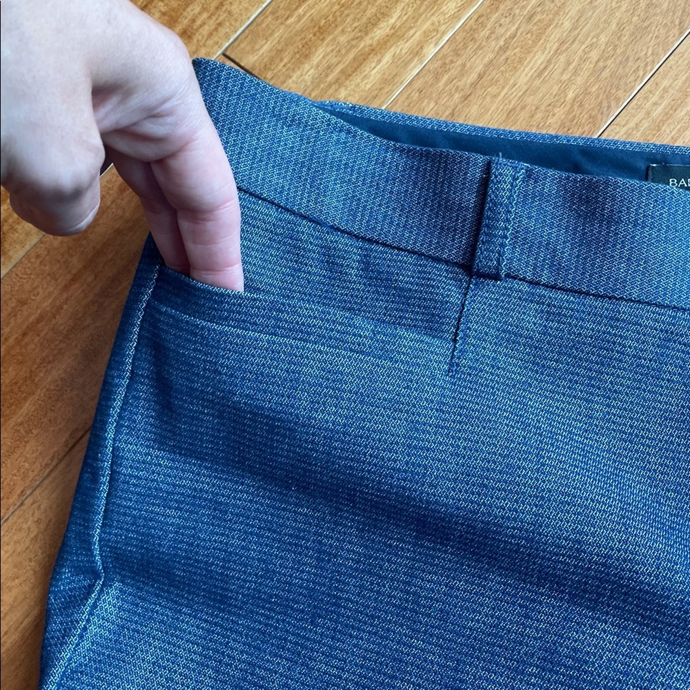 Banana Republic Sloan Chambray Slim Ankle Pant - Picture 2 of 6